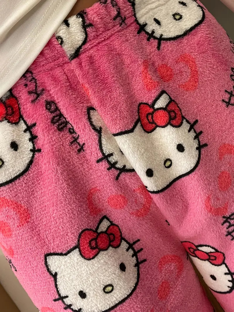 Hello Kitty Flannel Pajama Pants