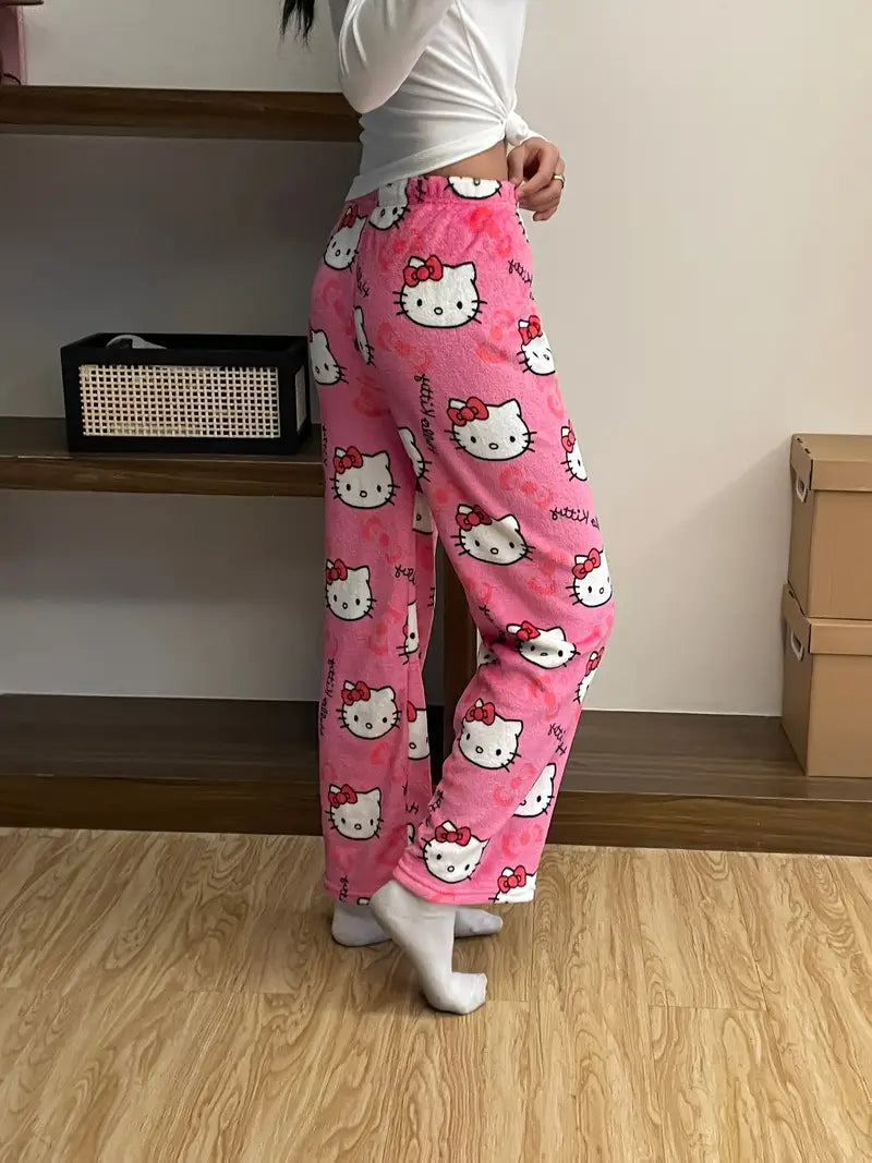 Hello Kitty Flannel Pajama Pants