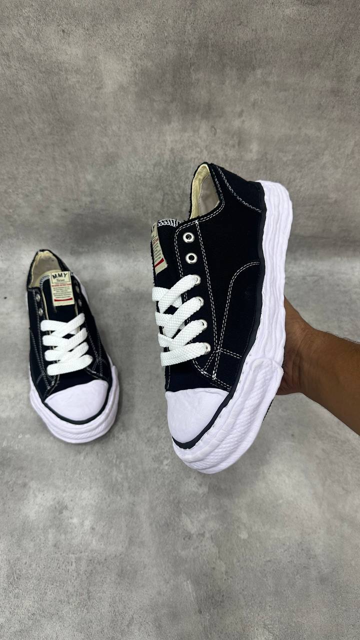 Maison Mihara Yasuhiro Hank OG Sole Canvas Low Noir