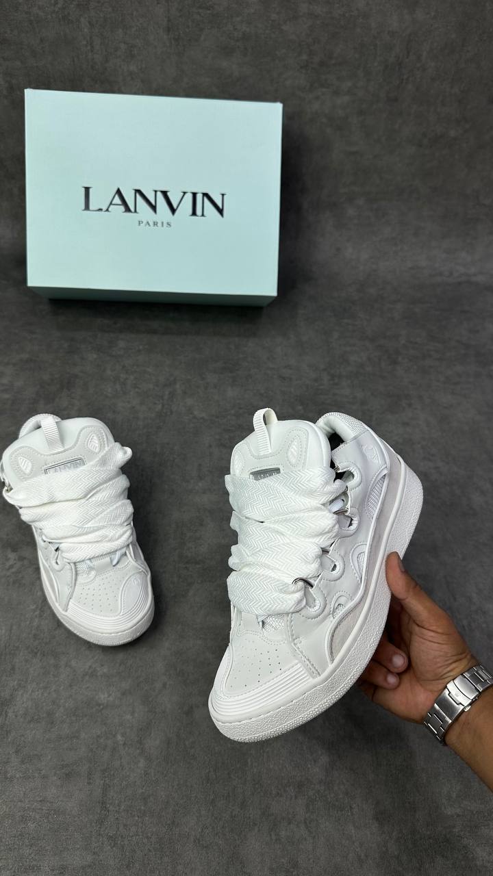 Lanvin Curb Sneaker White