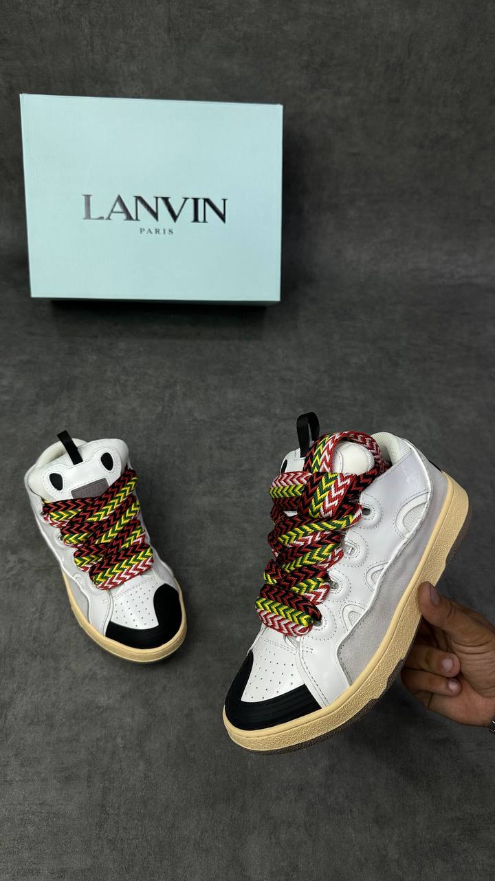Lanvin Cuir Curb Blanc Ivoire