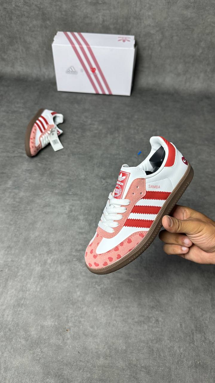 Adidas Samba x CDG rose