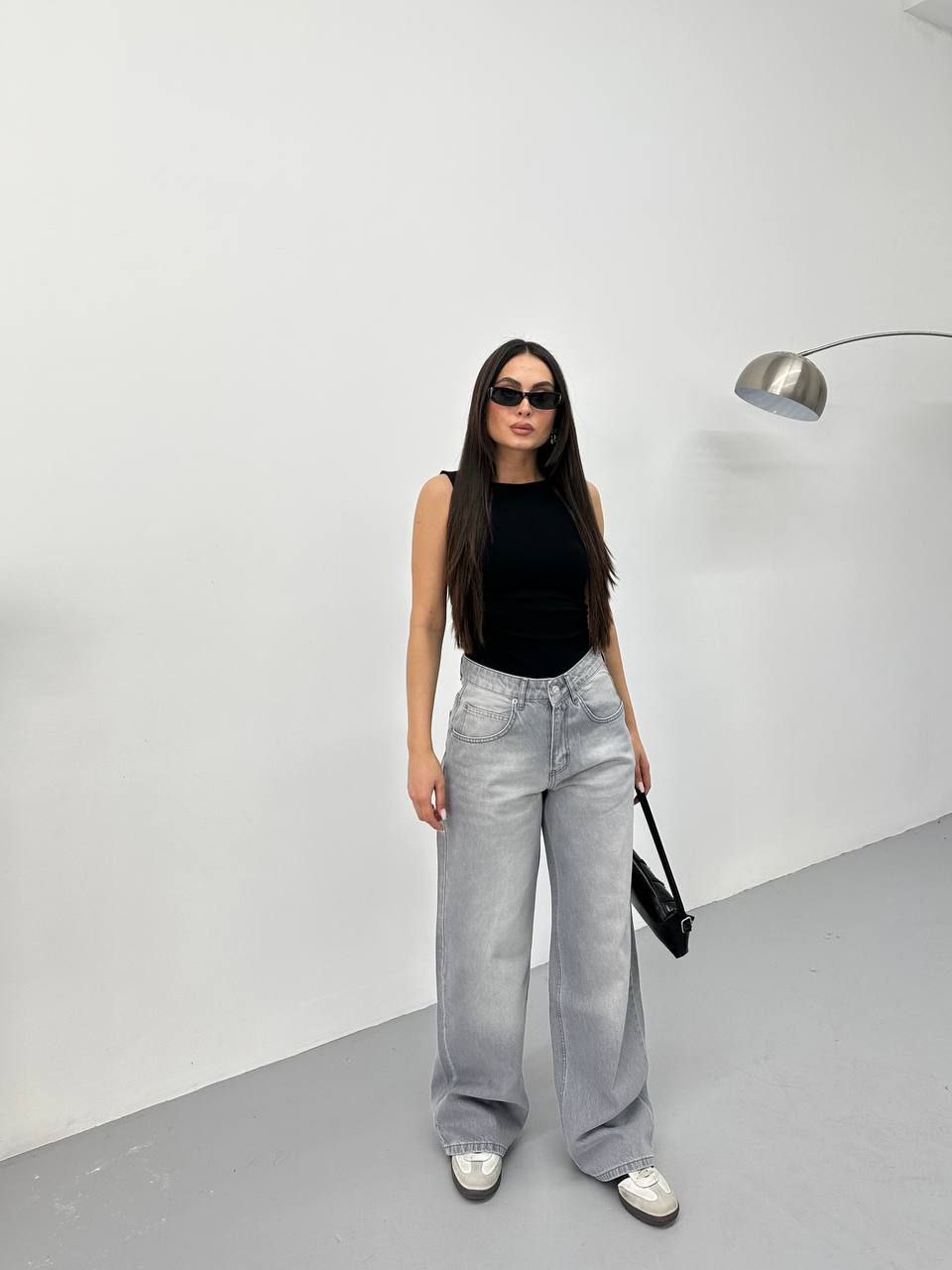 Gray Baggy Jeans