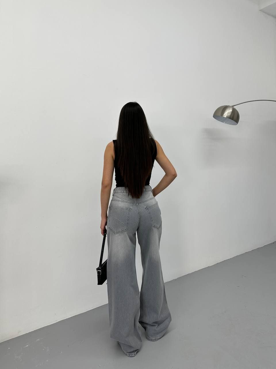 Gray Baggy Jeans