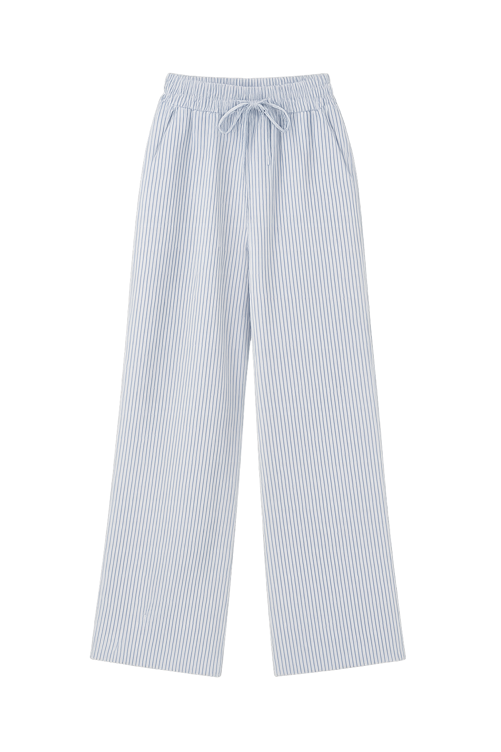 Pantalon à rayures bleues
