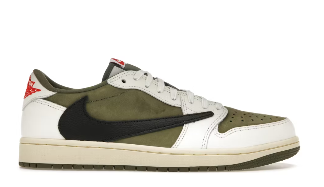 Jordan 1 Retro Low OG SP Travis Scott Olive moyen