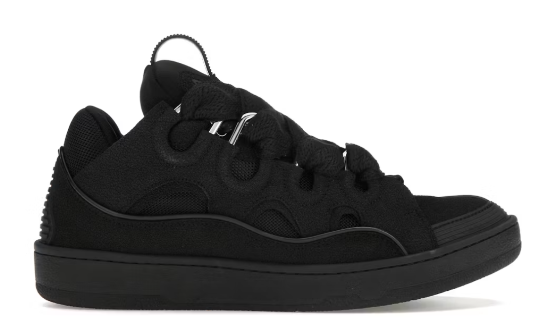 Lanvin Cuir Curb Triple Noir