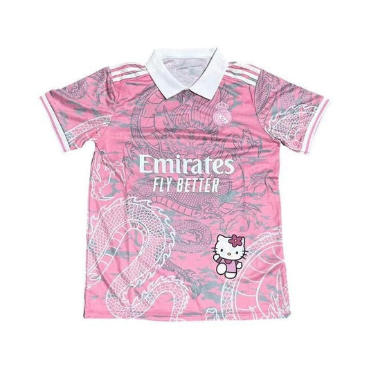 Maillot unisexe surdimensionné Real Madrid X Hello Kitty