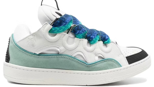 Baskets Lanvin Curb Blanc Bleu