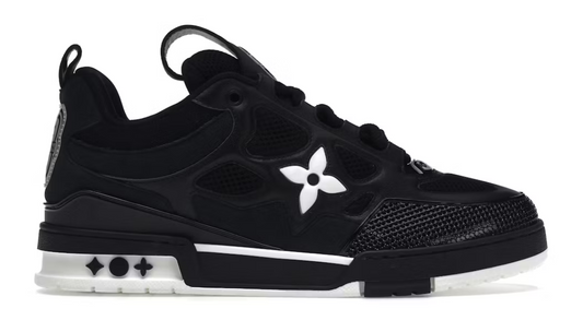 Baskets de skate Louis Vuitton LV Noir Blanc