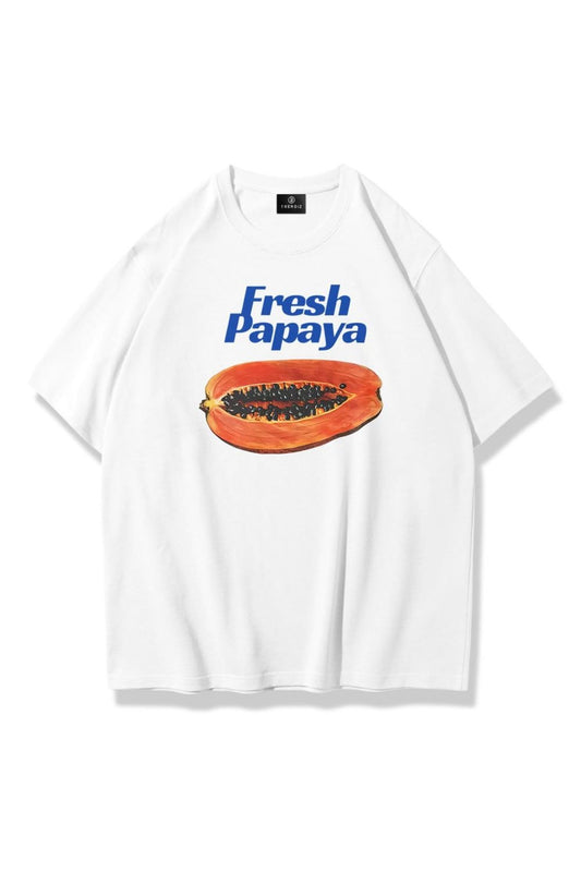 T-shirt unisexe surdimensionné Fresh Papaya