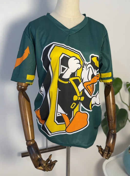 Maillot unisexe surdimensionné Green Duck
