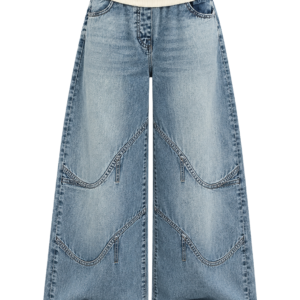 Baggy Jeans Patchwork