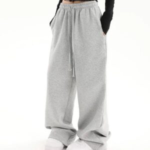 Sweatpants wide open leg