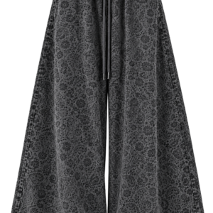 Y2k Women Print Pants Harajuku 2000s American Vintage Oversize Sweatpants Wide Leg