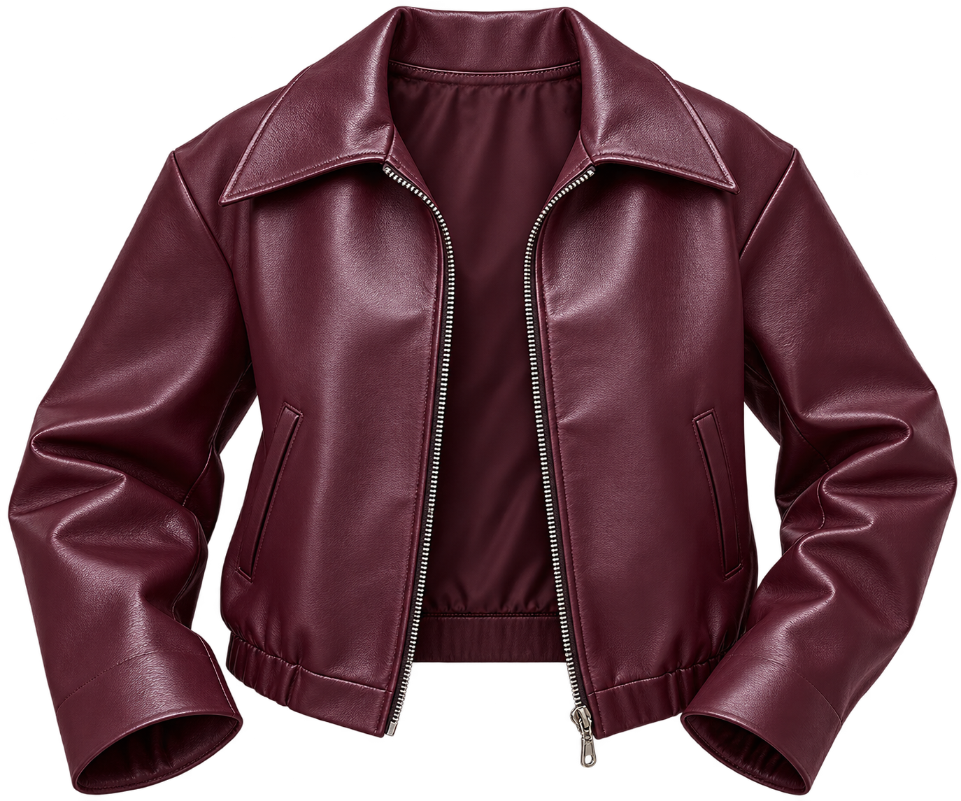Oversized Short Grunge Leather Jackets