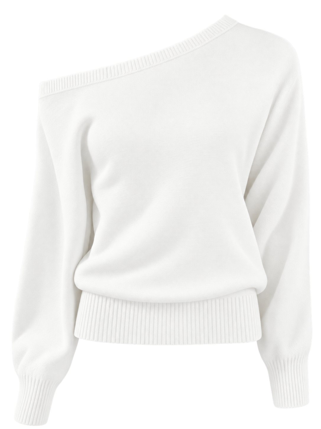 Off-Shoulder Knit Top