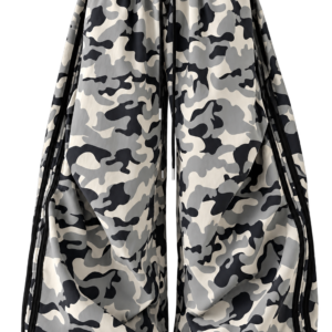 Women Camouflage Printed Loose Fit Easy Wash Trousers
