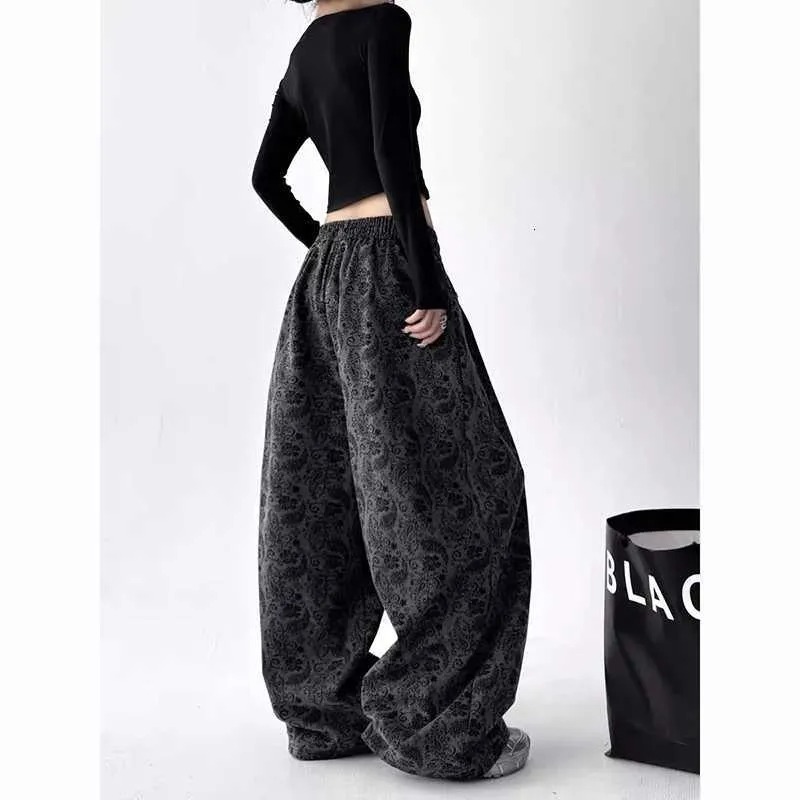Y2k Women Print Pants Harajuku 2000s American Vintage Oversize Sweatpants Wide Leg - Image 4